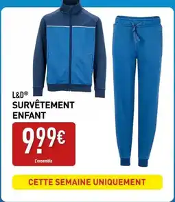 ALDI Survêtement enfant offre