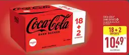 ALDI Coca cola - sans sucres offre