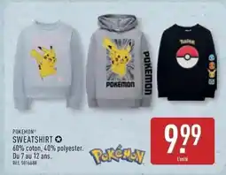 ALDI Pokemon - sweatshirt offre