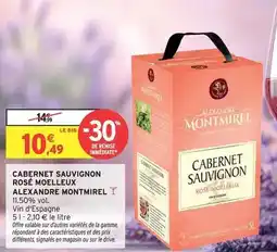 Intermarché Signal - cabernet sauvignon rosé moelleux offre
