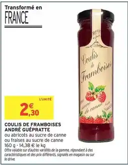 Intermarché Signal - coulis de framboises offre