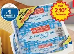 Cora x Carrefour Paysan breton - beurre moule doux offre