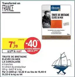 Intermarché La cancalaise - truite de bretagne offre