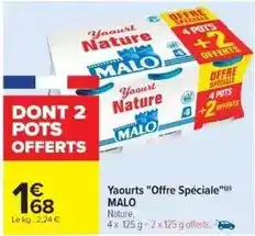 Cora x Carrefour Yaourts offre spéciale offre