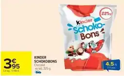 Cora x Carrefour Ferrero rocher - kinder schokobons offre