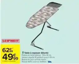 Cora x Carrefour Leifheit - table à repasser atlantic offre