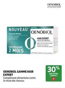 Auchan Parapharmacie Oenobiol gamme hair expert offre