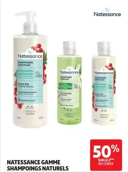 Auchan Parapharmacie Natessance gamme shampoings naturels offre