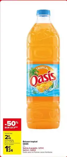 Carrefour Market Oasis - biscuits tropical offre