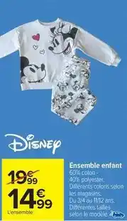 Carrefour Express Disney - ensemble enfant offre