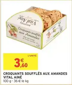 Intermarché Hyper Croquants soufflés aux amandes offre