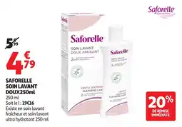 Auchan Parapharmacie Saforelle soin lavant doux offre