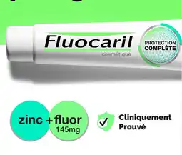 Auchan Parapharmacie Fluocaril gammes dentifrices bi fluorés unitaires et brosses à dents précision offre