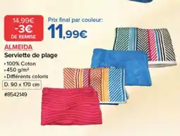 Costco ALMEIDA Serviette de plage offre