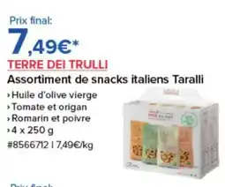 Costco TERRE DEI TRULLI Assortiment de snacks italiens Taralli offre
