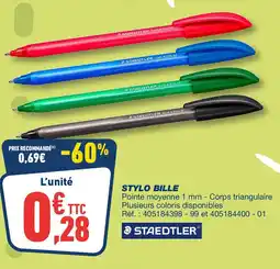 Bureau Vallée STAEDTLER Stylo bille offre