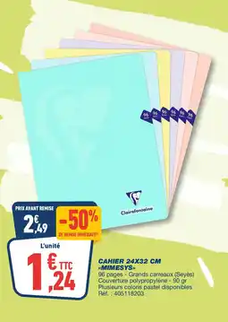 Bureau Vallée Cahier mimesys offre