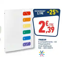 Bureau Vallée Trieur offre