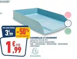 Bureau Vallée Corbeille à courrier offre