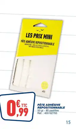 Bureau Vallée Pâte adhesive repositionnable offre