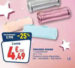Bureau Vallée Trousse ronde offre