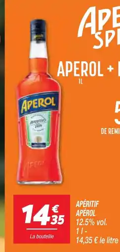 Netto APÉROL Apéritif offre
