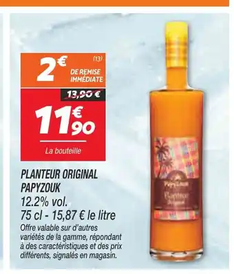 Netto PAPYZOUK Planteur original offre