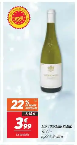 Netto Aop touraine blanc offre