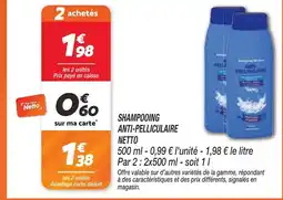 Netto NETTO Shampooing anti-pelliculaire offre
