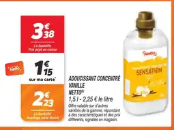 Netto NETTO Adoucissant concentré vanille offre