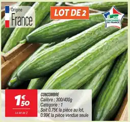 Netto Concombres offre