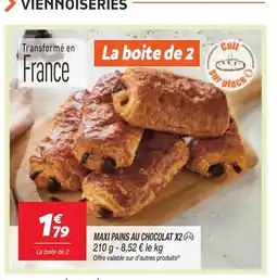 Netto Maxi pains au chocolat x2 offre