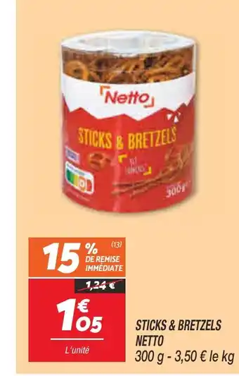 Netto NETTO Sticks & bretzels offre