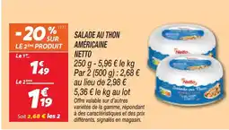 Netto NETTO Salade au thon américaine offre