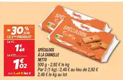 Netto NETTO Spéculoos à la cannelle offre