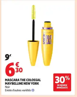 Auchan Mascara the colossal maybelline new york offre