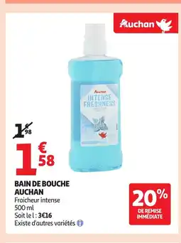 Auchan AUCHAN Bain de bouche offre