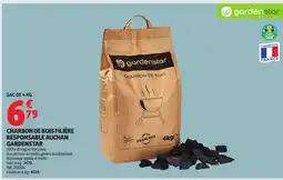 Auchan GARDENSTAR Charbon de bois filière responsable auchan offre