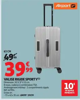 Auchan Valise rigide sporty offre