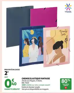 Auchan Chemise elastique fantaisie offre