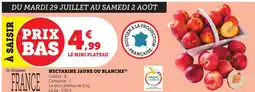 Bi1 Nectarine jaune ou blanche offre