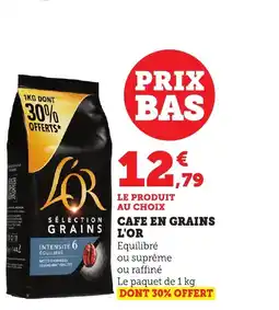 Bi1 L'OR Cafe en grains offre