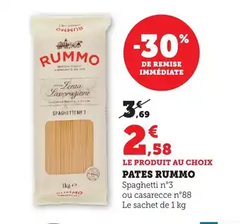 Bi1 RUMMO Pates offre