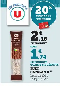Bi1 U Fuet catalan offre