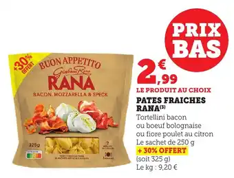 Bi1 RANA Pates fraiches offre