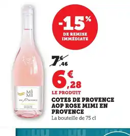 Bi1 Cotes de provence aop rose mimi en provence offre