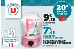 Bi1 Coteaux d'aix en provence aop rose u offre