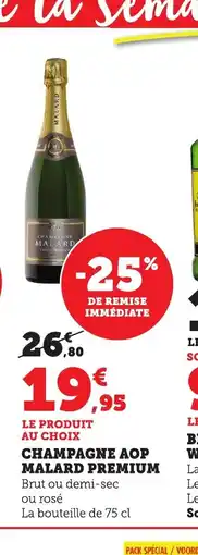 Bi1 CHAMPAGNE aop malard premium offre