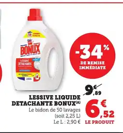 Bi1 BONUX Lessive liquide detachante offre