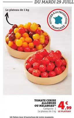 Bi1 Tomate cerise allongee offre